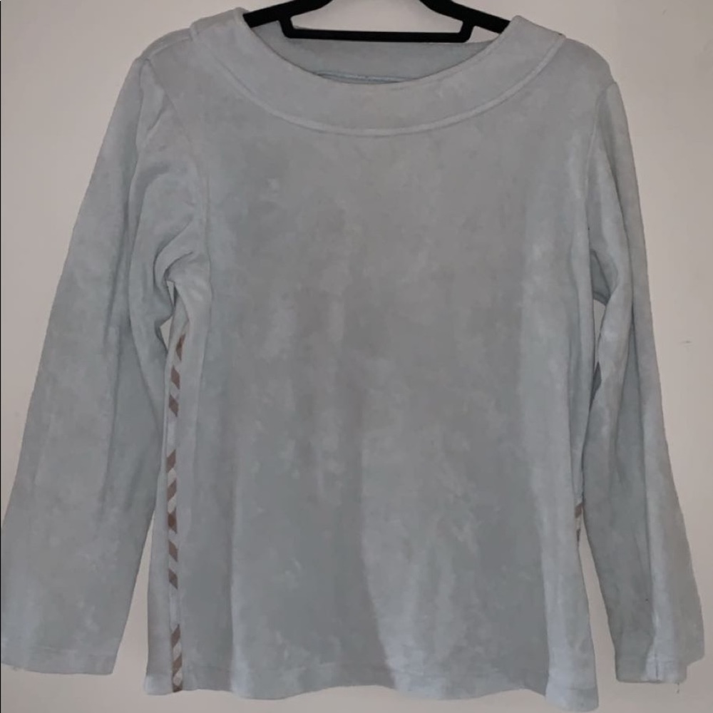 Burberry terry cloth cover up or shirt